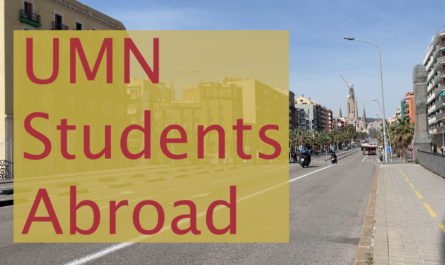 University of Minnesota students shared their experiences studying abroad in Barcelona, Spain, throughout Operation Metro Surge back home.